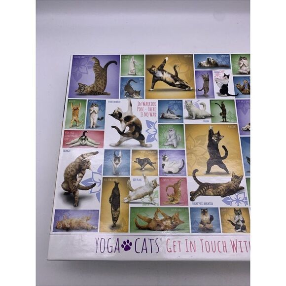 Eurographics YOGA CATS 1000 Piece Jigsaw Puzzle - Picture 3 of 9
